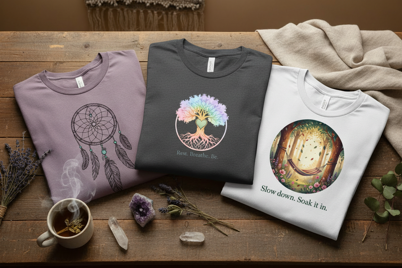 Apparel Flatlay - Three Shirts
