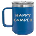 Happy Camper 15 oz Mug | Royal Blue