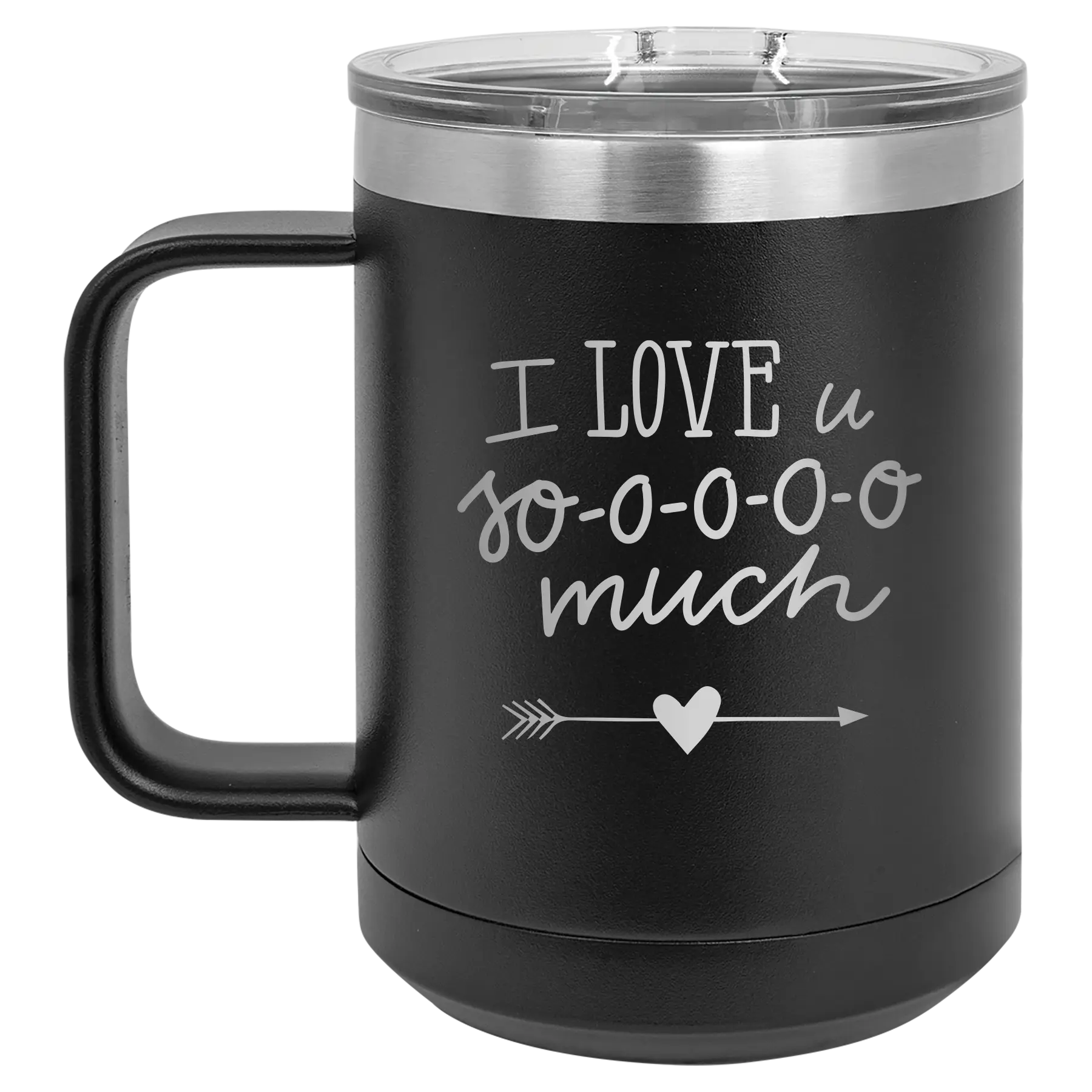 I Love U Sooooo Much 15 oz Mug | Black