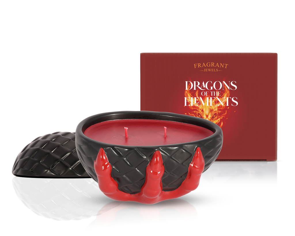 Dragons of the Elements - Fire Dragon - Jewel Candle (Ringless)