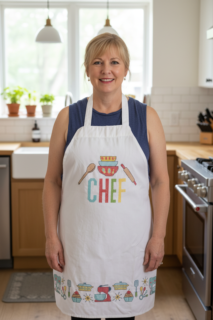 Chef Apron Front View