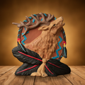 Elk Figurine — Warm Background