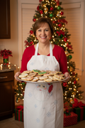 Santa Apron Front Facing Christmas